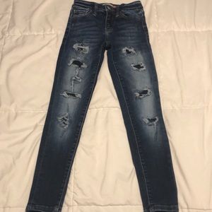 KanCan Adjustable Waist Skinny Jeans (Sz: 10)